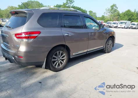 2014 Nissan Pathfinder Hybrid Sl из США, поврежденный, VIN 5N1CR2MM3EC650776